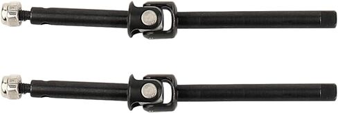 2PCS Steel Front Straight Axle CVD Drive Shaft for 1/24 RC Crawler Car Axial SCX24 Deadbolt C10 Gladiator Bronco Wrangler Model Upgraded Part (Standard Version (49mm)) in Saudi Arabia