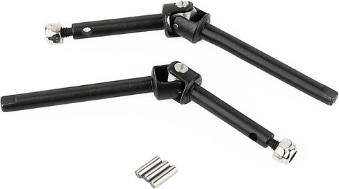 2PCS Steel Front Straight Axle CVD Drive Shaft for 1/24 RC Crawler Car Axial SCX24 Deadbolt C10 Gladiator Bronco Wrangler Model Upgraded Part (Standard Version (49mm)) in Saudi Arabia