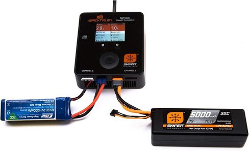 Spektrum Smart RC LiPo Battery Pack: 2200mAh 3S 11.1V 30C with IC3 Connector (EC3 Compatible), SPMX22003S30, Black in Saudi Arabia