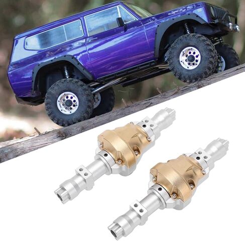 Dilwe 1/10 RC Axle Housing, Aluminum Axle Rear Axle Enhanced Performance for Redcat Gen8 Scout V2 Rock Crawler 1/10 in Saudi Arabia
