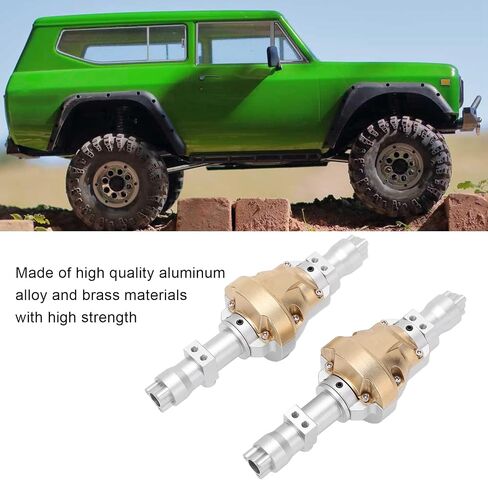 Dilwe 1/10 RC Axle Housing, Aluminum Axle Rear Axle Enhanced Performance for Redcat Gen8 Scout V2 Rock Crawler 1/10 in Saudi Arabia