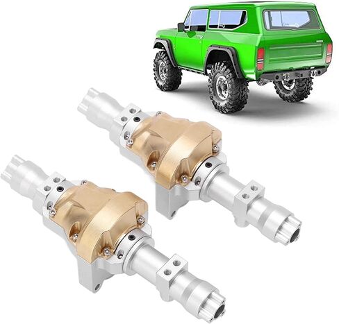 Dilwe 1/10 RC Axle Housing, Aluminum Axle Rear Axle Enhanced Performance for Redcat Gen8 Scout V2 Rock Crawler 1/10 in Saudi Arabia