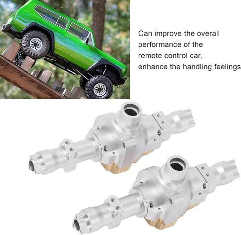 Dilwe 1/10 RC Axle Housing, Aluminum Axle Rear Axle Enhanced Performance for Redcat Gen8 Scout V2 Rock Crawler 1/10 in Saudi Arabia