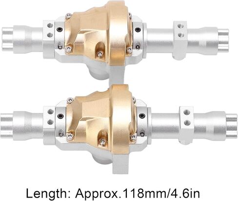 Dilwe 1/10 RC Axle Housing, Aluminum Axle Rear Axle Enhanced Performance for Redcat Gen8 Scout V2 Rock Crawler 1/10 in Saudi Arabia