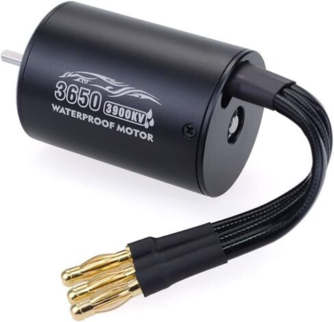 محرك RC بدون فرشاة ESC كومبو: محرك بدون فرشاة 3650 3900KV ومجموعة ESC كومبو 60 أمبير مقاومة للماء لسيارات التحكم عن بعد 1/10 والشاحنات والمركبات على الطرق الوعرة in Kuwait