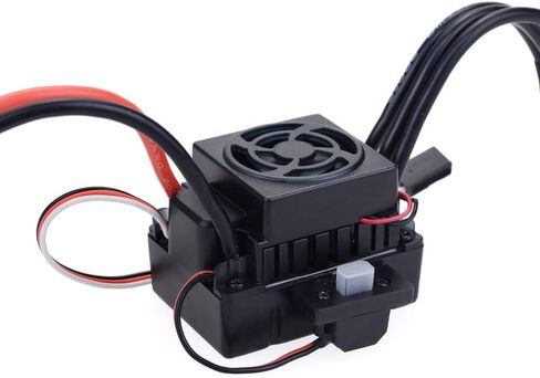 محرك RC بدون فرشاة ESC كومبو: محرك بدون فرشاة 3650 3900KV ومجموعة ESC كومبو 60 أمبير مقاومة للماء لسيارات التحكم عن بعد 1/10 والشاحنات والمركبات على الطرق الوعرة in Kuwait