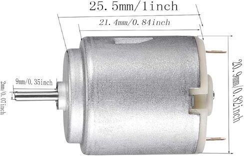 Sopepoyie DC Motor 3V-6V 13000RPM Electric Motor Micro Motor Round Shaft for DIY Airplane Toys Model DIY Hobby in Saudi Arabia