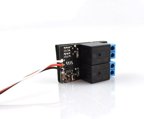 KINGMODEL 2pcs PWM Servo Signal Input 20A Dual Channel RM Relay Module with LED Light Electronic Switch Transmitter Control for RC Model Aircraft Drone in Kuwait