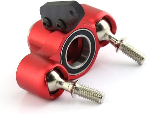 Alloy Front Steering Blocks Steering Knuckle Arm AR330505 for Arrma Kraton 6S Outcast 6S Notorious 6S Fireteam 6S BLX Upgrades Parts (Red) in Saudi Arabia