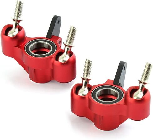 Alloy Front Steering Blocks Steering Knuckle Arm AR330505 for Arrma Kraton 6S Outcast 6S Notorious 6S Fireteam 6S BLX Upgrades Parts (Red) in Saudi Arabia