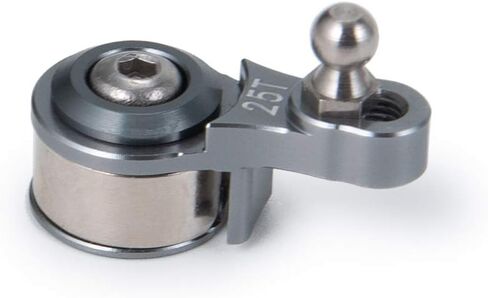 QUE-T Aluminum 25T Steering Servo Arm Horn for 1/10 RC TRX-4 (Titanium) in Saudi Arabia