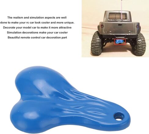 Folanda Hanging Truck Balls Nuts, Zinc Alloy Bumper Ball Bull Nut for Traxxas, for Redcat RC Cars(Blue) in Saudi Arabia