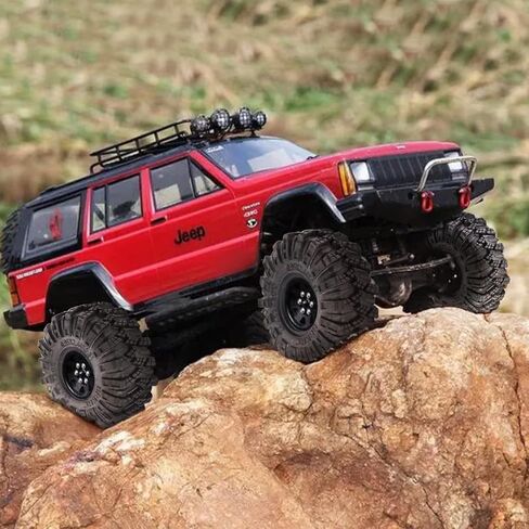 4 قطع من Mriuuod 1.0 إطارات مطاطية ناعمة للتضاريس الطينية لـ 1/18 TRX4M محوري SCX24 Gladiator Bronco C10 JLU Deadbolt FCX24 AX24 1/24 أجزاء ترقية 62 × 20.5 مم/2.44 × 0.81 بوصة in Kuwait