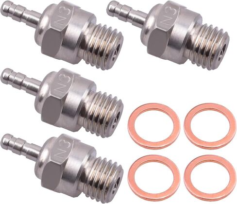 CrazyHobby 70117 Hot Glow Plug No.3 N3 RC Glow Plugs استبدال OS 8 لـ Traxxas Redcat HPI HSP Kyosho 1/8 1/10 أجزاء محرك نيترو (عبوة من 2) in Kuwait