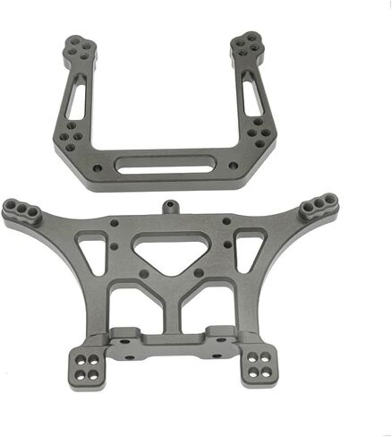 مجموعة برج الصدمات الأمامي والخلفي من الألومنيوم لـ 1/10 Traxxas Slash 2WD Stampede Rustler VXL RC قطع غيار ترقية السيارات 3638 3639 in Kuwait