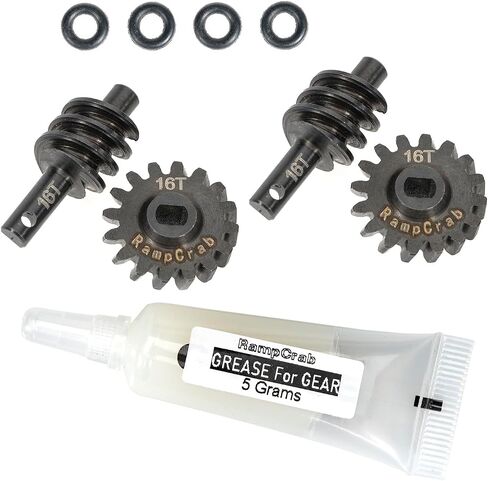 Overdrive Differential Gear Set 12T, Hardened Steel, 1/24, Upgrade Parts for Axial SCX24 Bronco Deadbolt JLU B-17 Gladiator C10, 1/24 RC Crawler Car in Kuwait