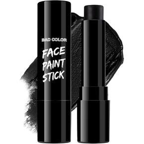 Black Cream-Blendable Face Body Paint Stick for Adults Children Eye Black Softball Football Baseball Sports , Non-Toxic Hypoallergenic for Halloween SFX Makeup Cosplay Joker Costume Parties