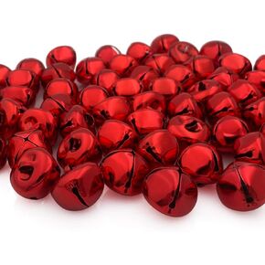 Jingle Bells 0.6-Inch/ 15mm Metal Craft Bells, for Holiday Home Christmas Festival Party Wedding Decoration Gifts DIY Project, 160Pcs, Blue