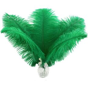 Ballinger Large White Ostrich Feathers Bulk for Crafts,24Pcs,8-10inch in Saudi Arabia
