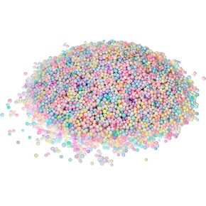 MECCANIXITY Foam Beads Foam Balls 2-3mm for Wedding and Party Decorations, Tiny Packing Balls, Arts DIY Crafts Supplies (Assorted Color,1 Pack Approx 8000pcs)