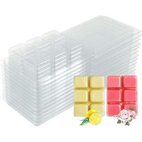 YYCH Wax Melt Molds - 100 Packs Clear Empty Plastic Wax Melt Clamshells for Wickless Wax Melt Candles in Saudi Arabia