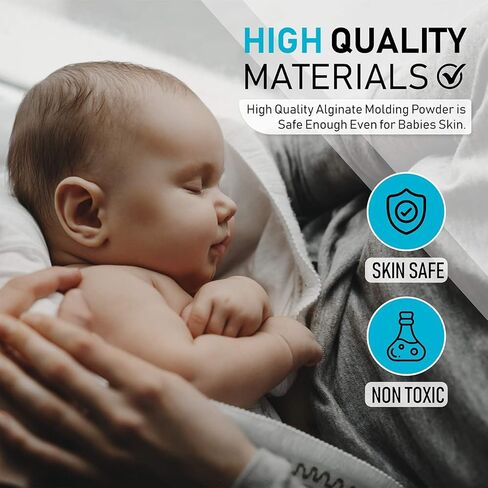 Hula Home XL DIY Hands Casting Kit for Up to 6 People (Adults and Childrens) | Includes Wood Base | Statue Molding Kit | Hand Mold Keepsake Sculpture Kit for Birthday, Wedding, Anniversary in Kuwait