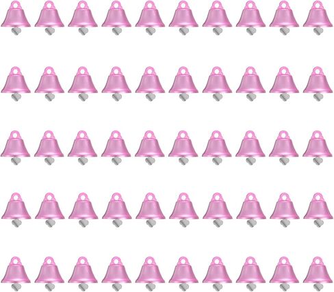 PATIKIL Mini Craft Bells, 50 Pcs Jingle Bells 1" Metal Hanging Bells for DIY Party Wedding Home Decoration Christmas, Green in Kuwait