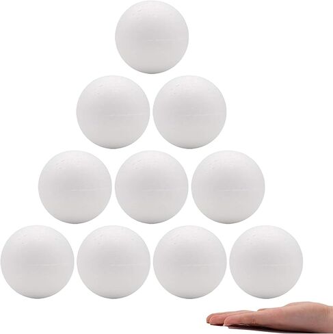 Crafare 3 Inch Foam Balls 40 Pack for Holiday Crafts & Modeling DIY in Kuwait
