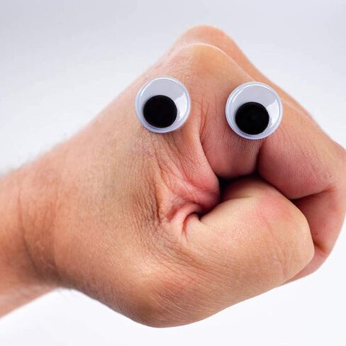 450Pcs Black Wiggle Googly Eyes with Self-Adhesive, 6mm 8mm 10mm 12mm Mixed Packaging,3 Years and up in Kuwait