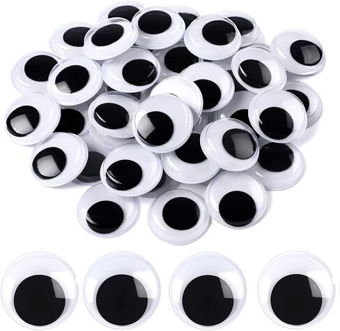 JULMELON 500 Pcs Adhesive Googly Eyes Wiggle Eyes for Crafts in Kuwait