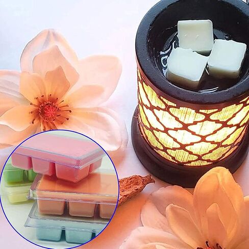 YYCH Wax Melt Molds - 100 Packs Clear Empty Plastic Wax Melt Clamshells for Wickless Wax Melt Candles in Saudi Arabia