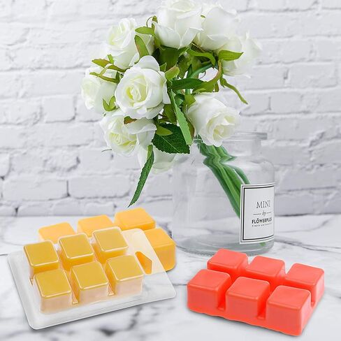 YYCH Wax Melt Molds - 100 Packs Clear Empty Plastic Wax Melt Clamshells for Wickless Wax Melt Candles in Saudi Arabia