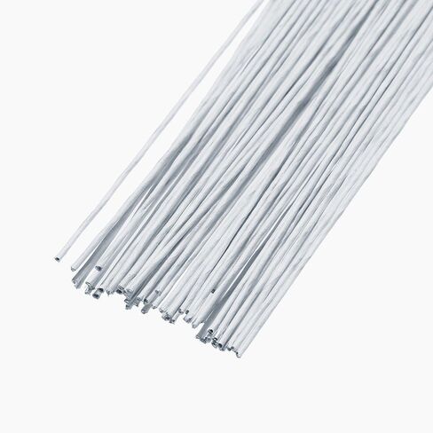 DECORA 18 Gauge White Floral Stem Wire 16 inch,50/Package in Saudi Arabia