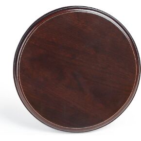 Falling in Art Wood Oval Base-Hand Casting Structure Base, DIY Crafts, Keepsake Display, Art Exhibition, Home Decoration, 6x8