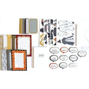 انا جريفين مجموعة صنع بطاقات الساحرة - مجموعة صنع بطاقات معايدة يدوية الصنع بطابع ساحرة الهالوين مع قطع مصبوبة وملصقات المشاعر وطبقات بطاقات وحشوات وأوراق تخزين - مشاريع حرفية للبالغين والاطفال in Kuwait