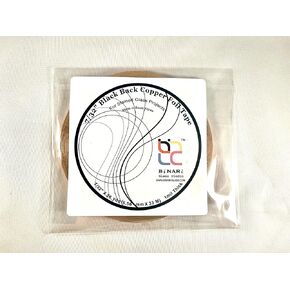 7/32 inch Copper Foil for Stained Glass by BiNARi Glass Studio (Black Back)