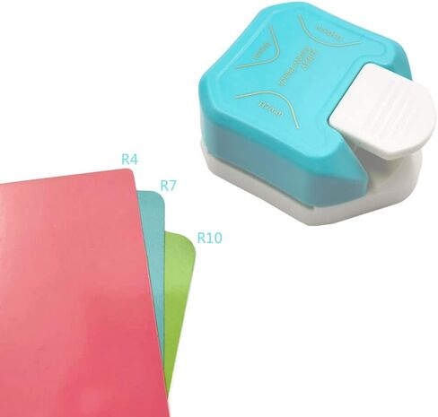 ANNIKEEY 3 في 1 قاطعة زوايا الورق/مستدير، خرامة للحرف اليدوية، خرامة ثقب DIY، صناعة بطاقات الصور وسجل القصاصات (أخضر) in Kuwait