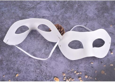 Paper Mache Art Masks DIY Blank Masks Paintable White Masquerade Mask in Saudi Arabia