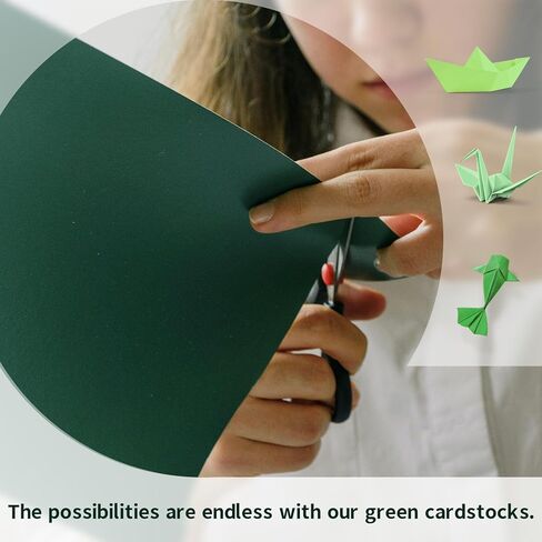 Wpxmer 60 Pack Green Cardstock 8.5 x 11 inches Green Construction Paper, Thick Paper Cover Card Stock for DIY Crafts Supplies in Kuwait