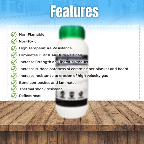 REFRATECH 2 قطعة Rigidizer لطلاء ألياف السيراميك، تصنيف 2300F، طلاء سطح عازل مقاوم للحريق لألواح بطانية ألياف السيراميك الصوف - 32 أونصة Rigidizer in Saudi Arabia