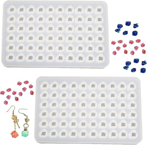 Diamond Gem Resin Jewelry Molds Silicone Molds for Resin in Kuwait