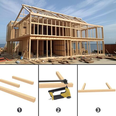 4 in 1 Adjustable Stud Spacer Framing Tools 12 16 20 24 inch All in One for Stud, Master framing with Metal On-Center 2 in 1 framing Tool for Wood Lumber, Durable & Precision CNC Aluminum Alloy in Kuwait