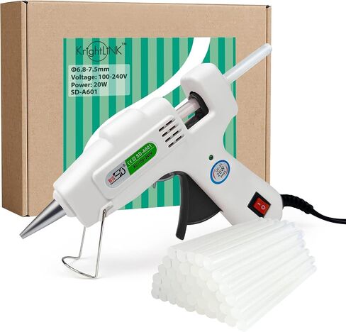 Hot Glue Gun Kit with 30 Glue Sticks, Fast Preheating Hot Melt, High Temp for School Crafts DIY Arts and Quick Home Repairs (20w) in Kuwait
