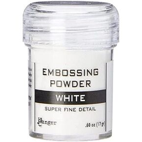 Ranger Embossing Powder, .60 oz, White