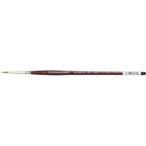 Grumbacher Goldenedge Golden Toray Round Watercolor Brush, Synthetic Bristles, Size 1 (4620.1) in Kuwait