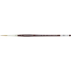 Grumbacher Goldenedge Golden Toray Liner Watercolor Brush, Synthetic Bristles, Size 2 (4623.2) in Saudi Arabia