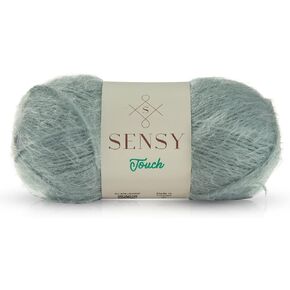 Sensy Touch Yarn, 3.5 oz, 268 Yards, Gauge 3 Light (Azure)