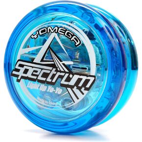 Yomega Spectrum – Light up Fireball Transaxle YoYo with LED Lights for Intermediate, Advanced and Pro Level String Trick Play + Extra 2 Strings & 3 Month Warranty (Clear) in Kuwait