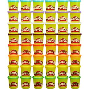 Play-Doh Bulk Pack of 48 Cans, 6 Sets of 8 Modeling Compound Colors, Perfect for Halloween Treat Bags, Party Favors, Arts & Crafts, 3oz, Preschool Toys 2+ (Amazon Exclusive)