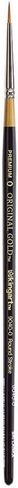 KINGART B-029 Premium 7 pc. Original Gold 9040 Series Round Stroke Brush Set, Synthetic Golden Taklon for Acrylic, Oil, Watercolor Paint, Short Handle, 7 Brushes Sizes: 0, 2, 4, 6, 8, 10, 12 in Saudi Arabia